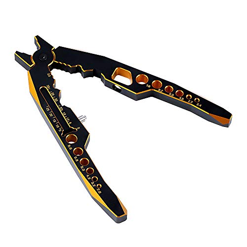INJORA RC Tool Kit Shock Pliers Shaft Ball Pliers End Multi-Function Pliers Shock Absorber Repair Clip for 1/10 1/8 RC Model Car