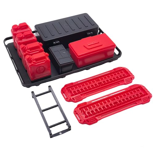 1:18 RC Roof Rack Upgrades Parts Accessories for 1/18 RC Crawler Car TRX4M FMS (Light & Roof Rack)