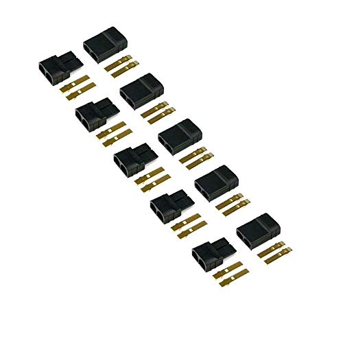 FLY RC 5pairs RC Lipo ESC Battery NiMh Brushless High-Current Connector Compatible with Slash, Rustler, Stampede, Bandit, E Revo Lipo Battery