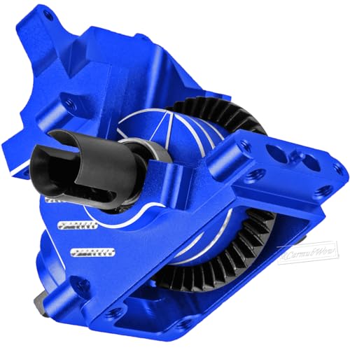 RC F/R Gearbox Case Diff 43t &10t Input Gear Upgrades for 1/8 Kraton/Outcast/Talion 6S BLX EXB,Notorious 6S BLX,1/7 Mojave 6S BLX EXB,BigRock/Fireteam 6S BLX,Navy Blue - color: Navy Blue(1set)