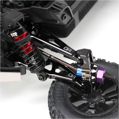Hot Racing AMN54M01 CNC Aluminum Front Upper Suspension Arm Set D Upgrade for Arrma 1/16 Mini Kraton 3s BLX 4X4