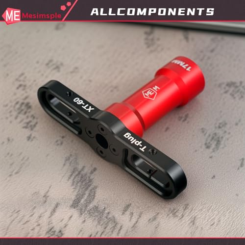 T-Plug XT-60 Hole 17mm Wheel Hex Hubs RC Car Wrench Spanner Repair Tools for 1/7 1/8 1/10 Scale RC Car Upgrade Parts