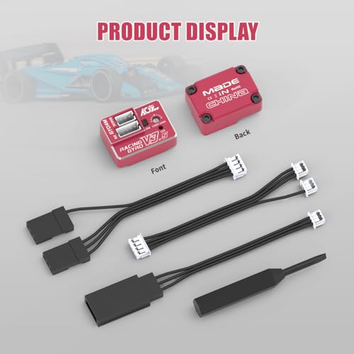 AGFRC 4g AVCS Gyro for RC Mini-Z Drift Car (GY04M V3.5 Red) | 3.7-8.4V, 20mA, AVCS & Normal Dual Modes, 32-bit PID Control, for Mini-Z 1/27-1/28, 21×15×8.8mm - color: Red