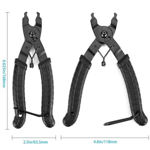 Bike Link Plier, Bicycle Chain Removal Tool Missing Link Opener Closer Plier Compatible with All Speed Bicycle Master Link Pliers
