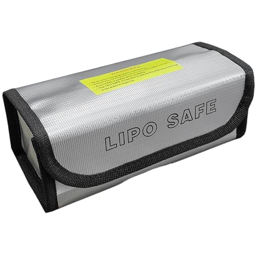 1-Pack Fireproof Safety Lipo Battery Bag, Explosion-Proof Functional Storage Guard Safe Pouch