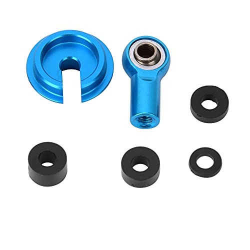 CNC Precision Machined Link Rod End Ball Joint Set for 1/10 ECX 2WD RC Car, Durable Accessories (Blue ECX1038B)