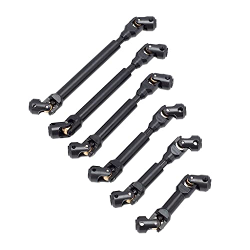 Universal Drive Shaft Transmission Shaft Metal Drive Shaft CVD Axle Set Lightweight Metal CNC Machined Suitable for RC Model Car Truck, Hole to Hole 60-77mm - color: Hole to Hole 60-77mm