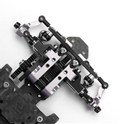 RC Car Frame, 1/24 1/28 TG Super Assembled Mini Rear Drive RWD Drift Racing Car Frame Body Kit with Tools DIY Parts (Purple) - color: D.purple