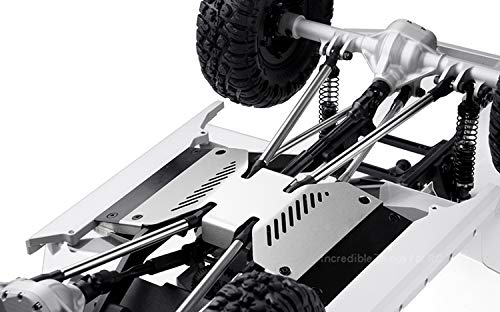 Stainless Steel Center Chassis Preotect Armor Skid Plate for VP 1/10 VS4-10 Crawler - Small