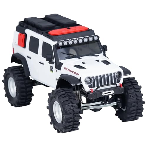 DJX Aluminum SCX30 Front & Rear Bumper w/Red Tow Hook for 1/30 Axial SCX30 Jeep Wrangler JLU Upgrades