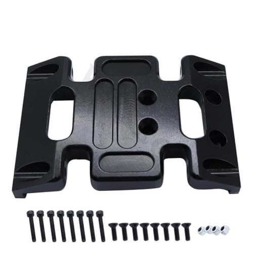 RC Crawler Planetary Gearbox Transmission Transfer Case 1/10 Scale Compatible with II 90046(Skid Plate Gray) - color: Skid Plate Gray