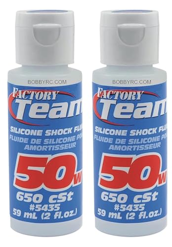 Team Associated (2) 50w Weigh Silicone Shock Oil Fluid for Traxxas Losi Arrma
