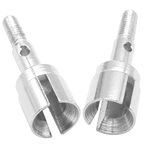 4Pack ShareGoo Metal Wheel Stub Axle Shafts Adapter Drive Axle Cup 02033 Compatible with HSP Redcat Racing Exceed 94123 94111 1/10 RC Car Buggy Truck