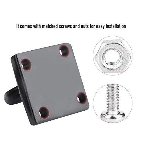 RC Car Trailer Buckle, 2 Pcs Simulation Trailer Tow Lock Shackle Bracket Set for Axial SCX10 CC01 D90 D110 TF2 RC Car