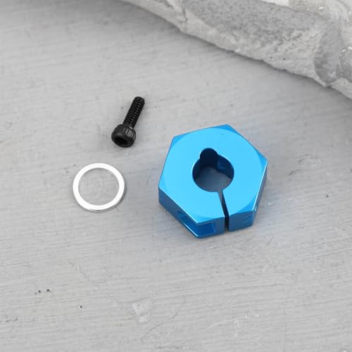 1 Set 1/10 RC Buggy Aluminum Rear Hex Hubs 54669 Compatible with Tam-iya DB01 TRF201 TRF503 TRF201 DB02 5x12x13.6mm