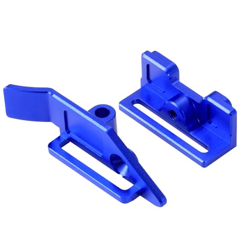 Battery Plate with Strap for Tra-xxas 1:16 Mini Maxx/XRT | Aluminium Mounting Tray 4WD VXL-3S Monster Truck Upgrades (Black) - color: Blue