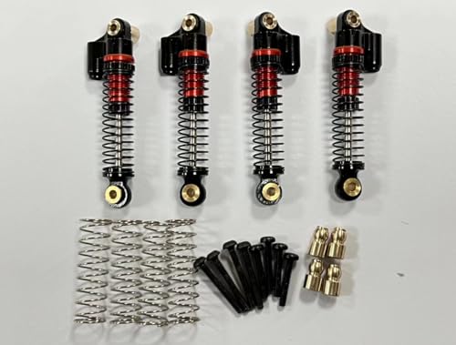 HobbyPlus Optional Oil Filled Aluminum Shocks (4pcs) for RC Rock Crawler 1/18 Scale HobbyPlus CR18P EVO Pro - Remote Control Car, RC Car, RC Crawler Upgrade Parts (HELIDIRECT)