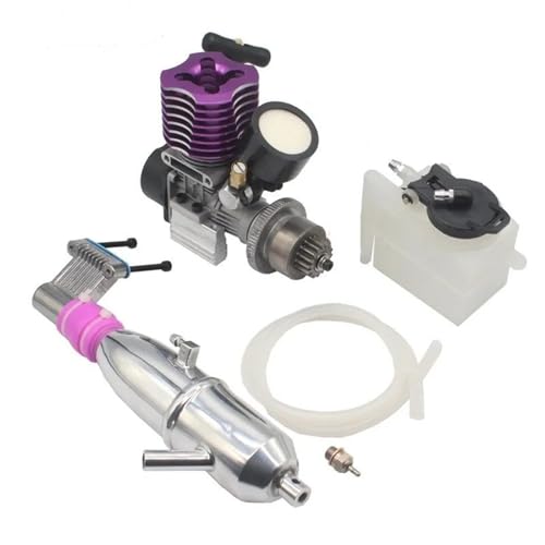 RC Repairs Spare Parts For HSP 02060 VX18 VX16 1/10 Engine 2.74cc Pull Starter For Nitro RC Car On-road For Buggy Monster Truck Parts(Single gear) - color: Single gear