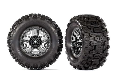 Traxxas 9072 Tires & Wheels, Assembled, glued