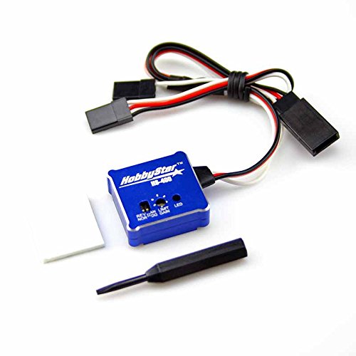 HS-400 Gyro, Adjustable Stability Control System, Drift-Assist - Blue