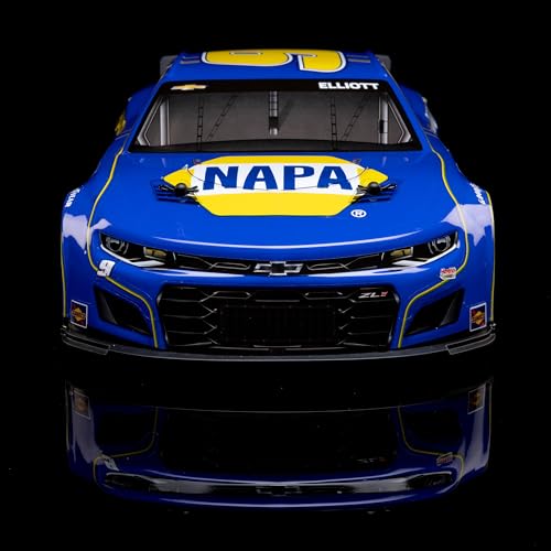 Losi 1/12 NASCAR RC Race Car Chase Elliott No. 9 2025 NAPA Chevrolet ZL1 2S AWD Brushed On-Road Battery & Charger Included Blue LOS1122509