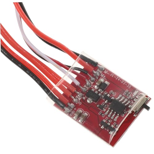Alipis 30a Rc Vehicle Brakes Brushed Esc for Rc Car Boat Crawler DIY Model Esc and Integrated Brake