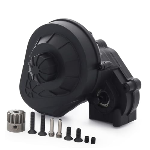 RC Car Parts for Axial for SCX10 II 90046 90047 for AX90059 1/10 Complete 32P Gearbox Transmission Gears Set with Slipper Pad Pinion RC Crawler Car Upgrade Parts(Gearbox 1) - size: Gearbox 1