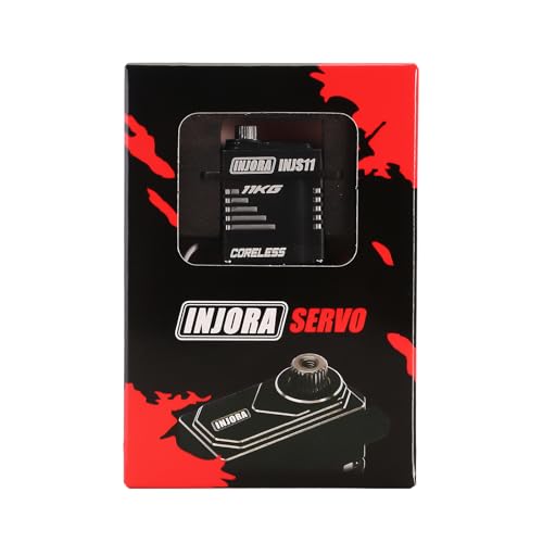 INJORA 11KG High Torque Coreless Servo for 1/18 1/24 RC(Side Wire Exit)