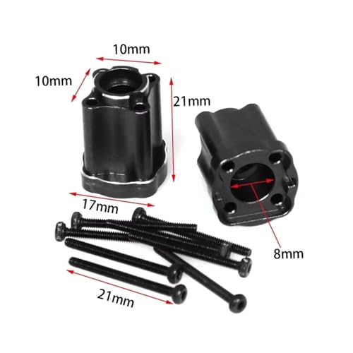 RC Car Assortment for LOSI for Mini for LMT 4X4 for Brushed for Monster Truck 1/18 rc Car Upgrade Parts Rear Cup Kit Black