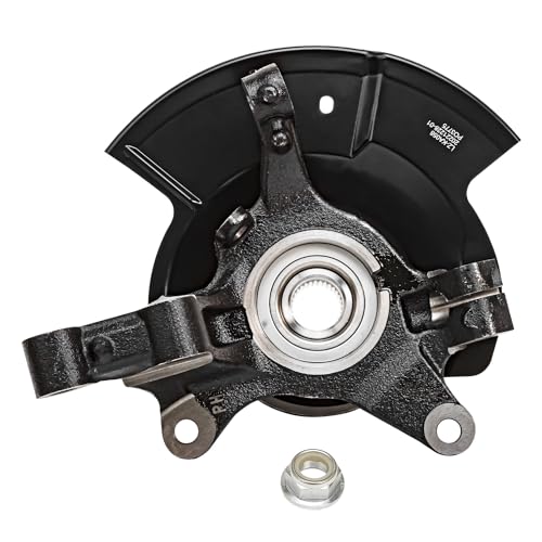 Detroit Axle - AWD Front 4pc Steering Knuckles Kit for 11-13 Ford Edge | Lincoln MKX, 2 CV Axles 2 Steering Knuckles & Wheel Bearing Hubs 2011 2012 2013 Replacement - size: 4UX48708/Kit