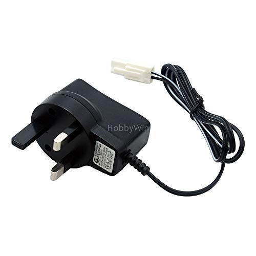 9.6V 250mA UK Charger EL-2P Male Plug P-to-S for NiMH NiCD Battery Pack RC Car Buggy Truck Racing Boat