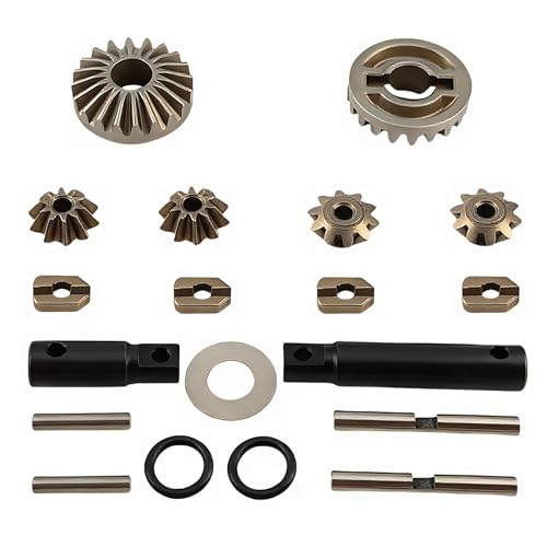 Steel Center Differential Gear Kit 8989 for 1/10 Maxx 1/8 Maxx Slash 6S RC | CNC Metal,Heavy Duty,Central Transmission,High Strength,Wear Resistant,Precision Fit,Durable,Drivetrain Upgrade,RC Parts