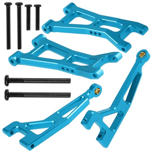 Metal Steering Rod Servo Linkages Turnbuckle & Aluminum Swing Arms & Steering Knuckle Kit & Shock Absorbers & Shock Tower