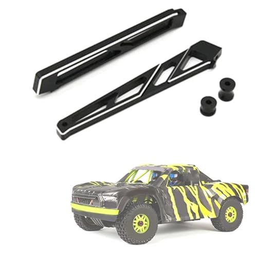 RC Car Parts Compatible with Arrma for Mojave 6S 4WD for BLX 1/7 RC Truck Car Upgrade Parts Metal Front and Rear for Chassis Brace Support with Collar