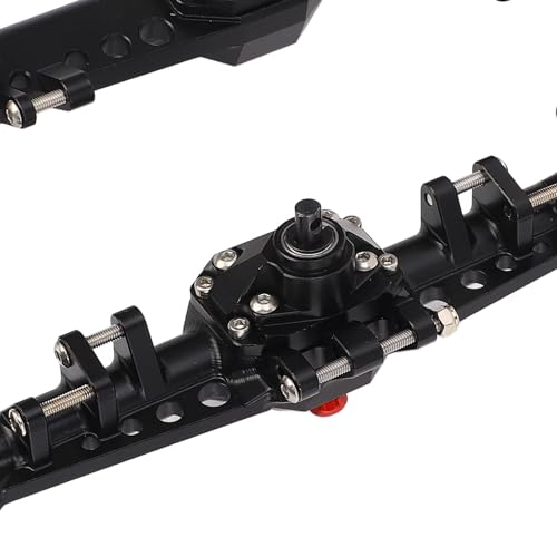 Front and Rear Portal Axle Complete Set, High Strength Aluminum Alloy Stainless Steel Metal Axle Assembly for 1/10 RC Crawler Car Enhanced Stability and Durability