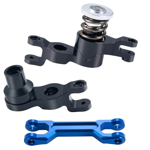 RC Automobiles Parts For X-Maxx 1/5 Aluminum Alloy Steering Assembly Bellcranks Support Servo Saver For Spring RC Car Monster Truck Upgrade Parts