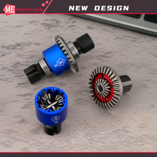 Front Rear Differential Diff Spur Input Gear Kit for 1/14 14301 14302 14303 RC Car Upgrade Parts