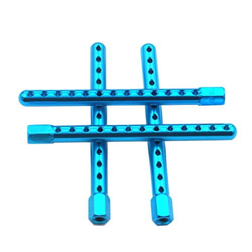 RC Aluminum Body Post Mounts,RC Car Shell Column 60mm Compatible with Redcat Racing Lightning STK STR EPX PRO 1/10 On-Road Car,Blue