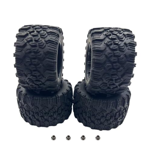 Preglued Larger RC 2.8" Monster Truck Tires and Wheels Mounted 12mm Hex for 1/10 Traxxas Stampede Rustler VXL 4x4 2WD Redcat Volcano EPX Pro-Upgrade 1/10 Scale RC Truck Tires Wheels MT Tyres - style: 2.8 RC truck tires 1/10
