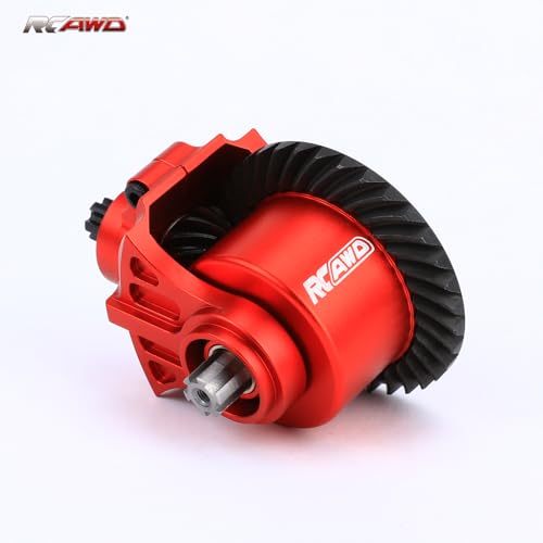RCAWD 30K Oil, 20% Faster, 40CrMo Gear, Front Rear Diff Set 34T 13T, Enlarged Spiral Teeth for Big Rock, Granite, Senton, Vorteks, Typhon, Infraction, Vendetta 3S & Kraton Outcast Mojave 4S