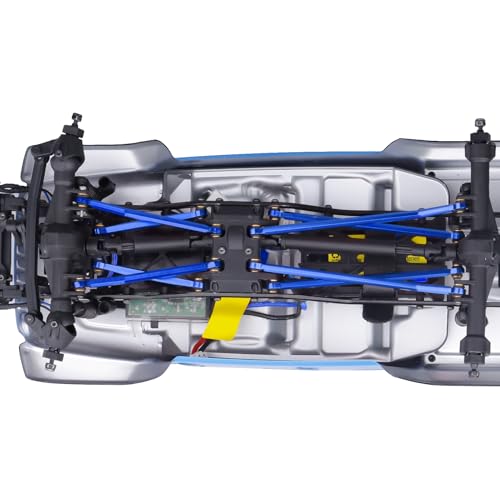 High Clearance Front Links Set for Axial SCX24 Gladiator AXI00005, 8PCS (Blue) - color: Blue