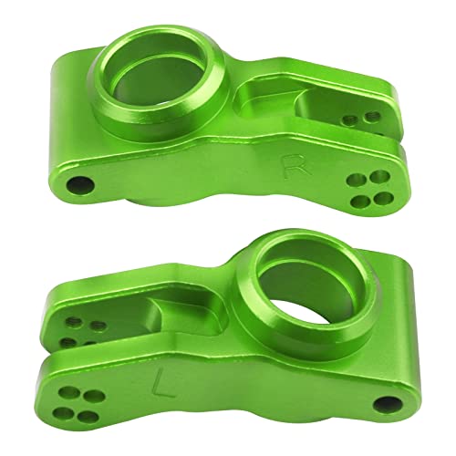 Aluminum Rear Hubs Stub Axle Carriers Knuckles for 1/8 ARRMA Typhon Talion 6S, 1/7 Infraction Limitless Mojave 6S BLX Upgrades, Replaces AR330193 (Green)