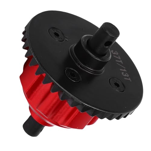 RC Car Differential Gear, Upgrade Rear Diff Gears Kit Seamless Replacement for 1/10 MAXX Slash (Red) - color: Red