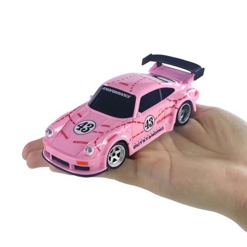 TOUCAN RC HOBBY 1/43 2.4G Mini RC Drift Car Racing Vehicle 4WD Ready to Go Model Gyroscope Radio Battery Lights 4305A - color: 4305agyro
