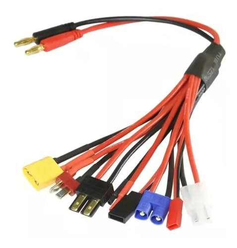 RC Crawlers Components Deans T Plug EC3 XT60 Adapter Connector 14AWG Silicone Wire Heat Shrink for RC FPV Drone Lipo Car Upgrades Parts