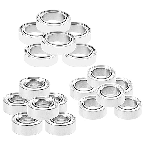 18PCS ShareGoo Ball Bearing Set 4x7x2.5 4x8x3 7x11x3mm Compatible with Wltoys 1/14 144001 RC Car Upgrade Parts