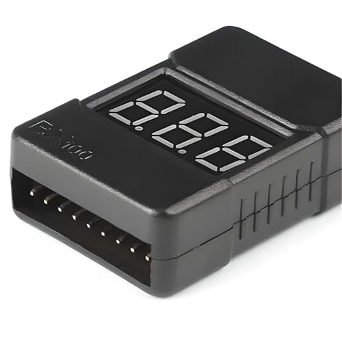 2pcs BX100 1-8S LiPo Battery Voltage Tester Low Voltage Buzzer Alarm RC LiPo Voltage Indicator Checker
