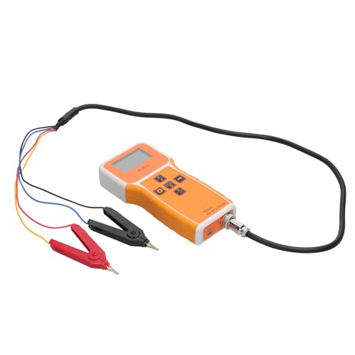 Battery Tester, 200Ω 100V Portable Battery Internal Resistance Voltage Tester 3-Digit Display Battery Tester High-Precise True Four-Wire AC Lithium Lead-Acid Lithium Battery Detector