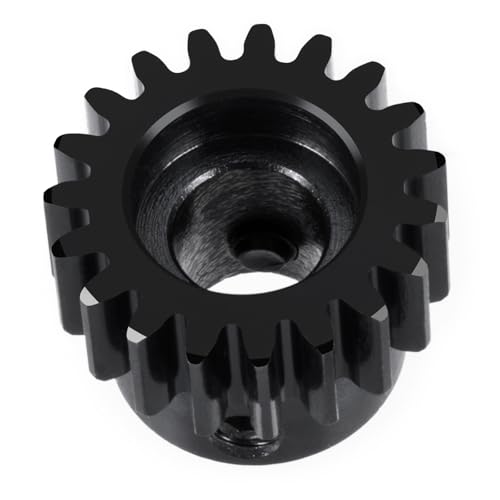 LSG 8mm M1 16T 17T 18T 19T 21T 24T 26T 27T 29T Steel Pinion Gear | for 1/5 X-MAXX RC Model Car Buggy Truck Hardened Steel 8mm Shaft Motor M1 Pitch Gears Upgrade Parts - size: 19T
