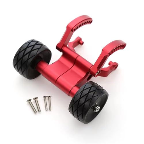 RC Repair Parts Compatible with TRAXXAS for E-REVO 2.0 86086-4 56087-1 for Monster Truck 1/10 RC Car Parts Accessories Metal Wheelie Bar(Red) - size: Red